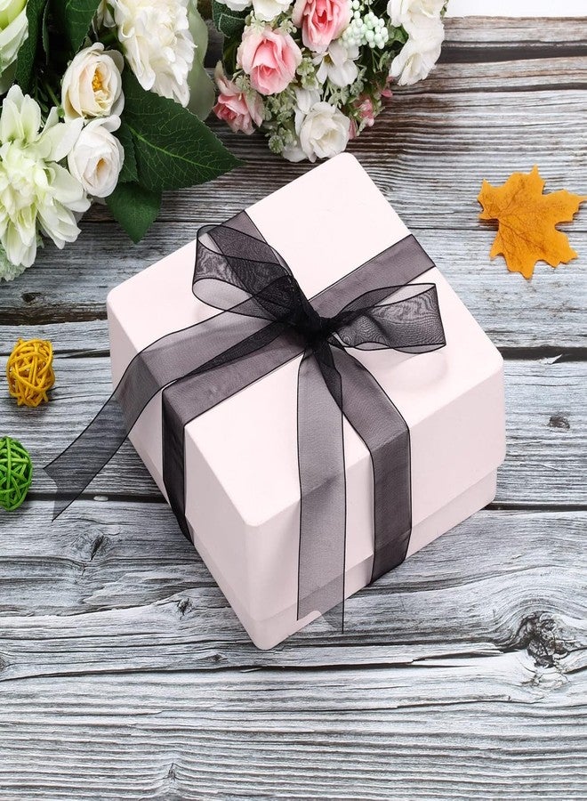 IMPRINT Sheer Organza Chiffon Ribbon, 1 Inch Wide, 35 Metre Length, Black - Image 5